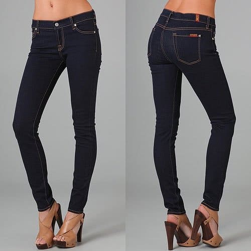7 For All Mankind The Skinny Second Skin Jegging