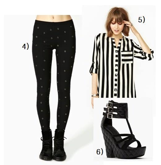 Dark glamour pieces from Nasty Gal