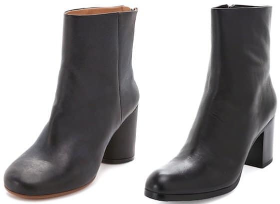 Black women's ankle boots
