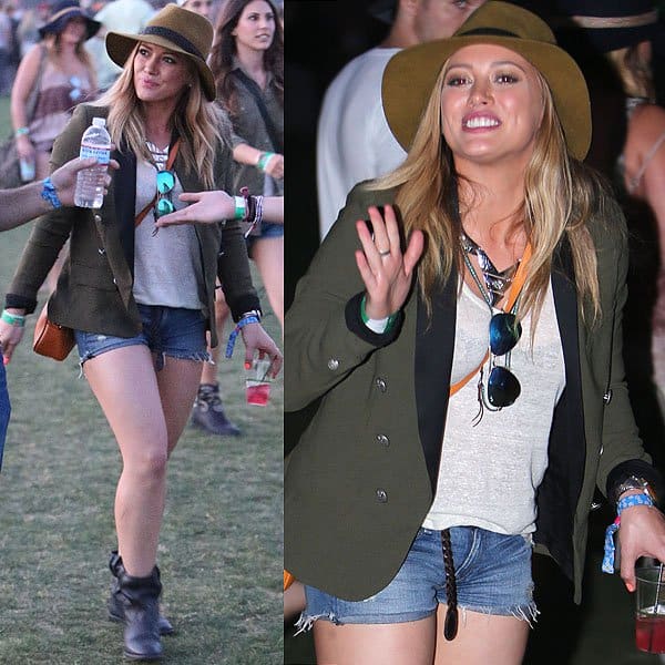 Hilary Duff's Indiana Jones–inspired outfit at Coachella