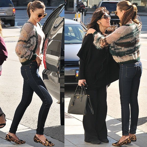 Miranda Kerr dropping off her friend in Beverly Hills