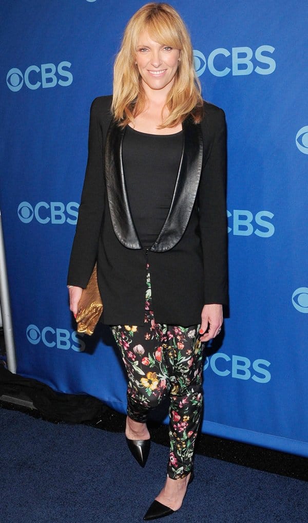 Toni Collette at CBS Upfront held at the Lincoln Center in New York City on May 16, 2013