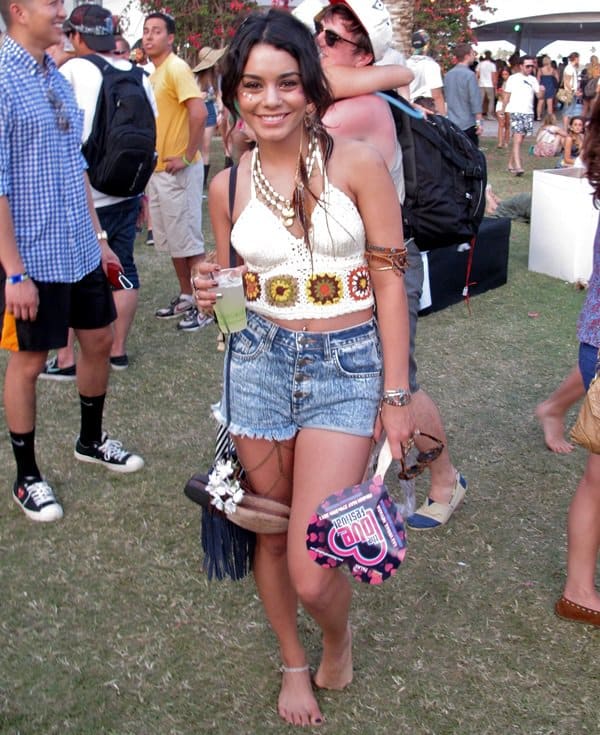 Vanessa Hudgens is one of the celebrities who can be credited for the rise of high-waisted shorts
