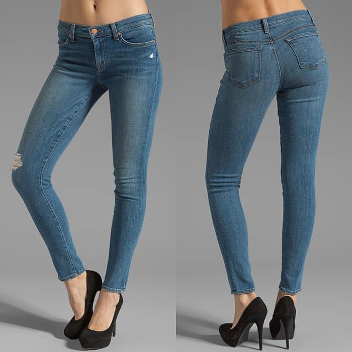 J Brand 620 620 Mid-Rise Super Skinny Jeans