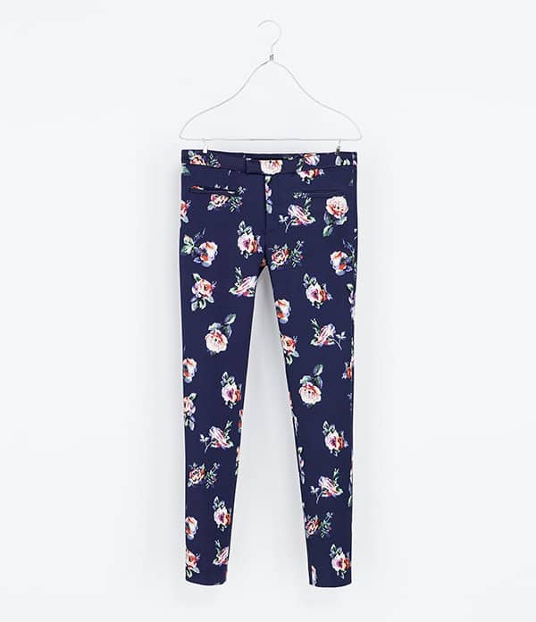Zara Floral Print Trousers