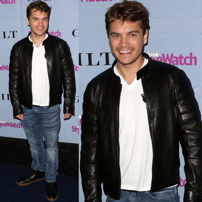 American actor Emile Hirsch at the People StyleWatch 3rd annual Denim Issue party