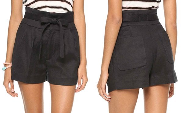 High-waisted twill Marc by Marc Jacobs shorts with retro charm