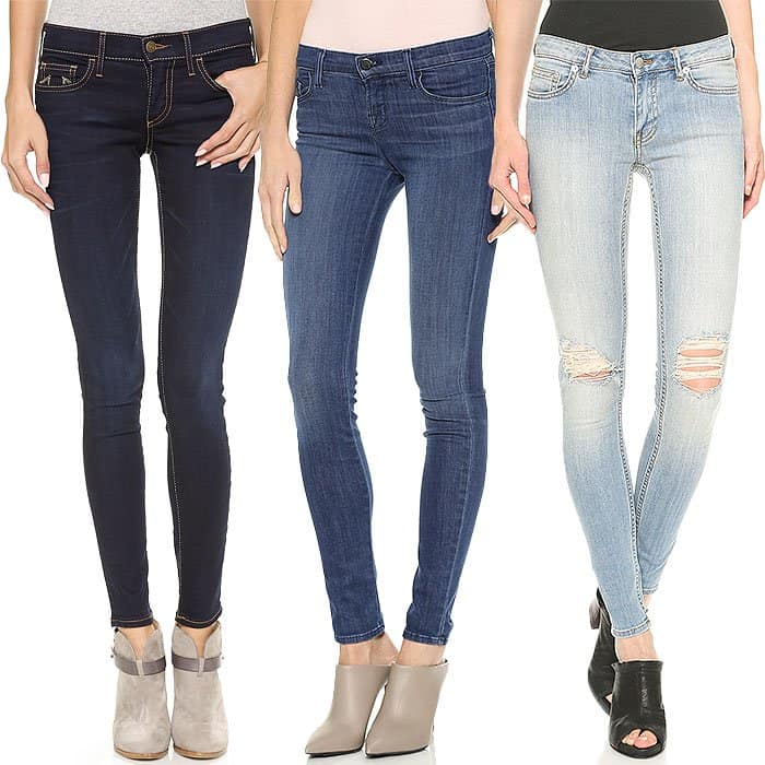 Women's low-rise jeans