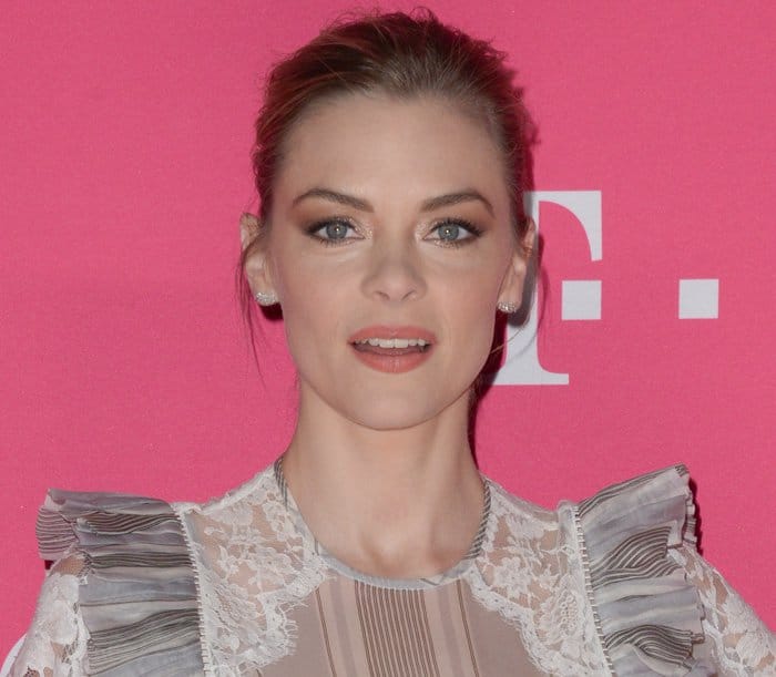Jaime King at the T-Mobile Uncarrier x Launch at The Shrine Auditorium