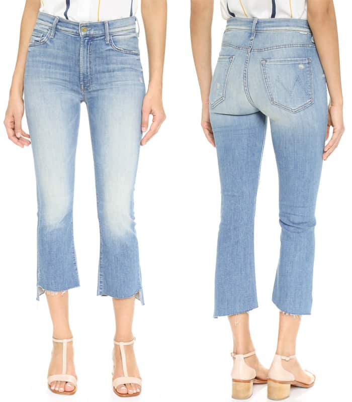 MOTHER Insider Crop Step Fray Jeans