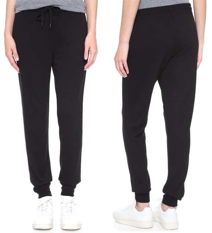 T by Alexander Wang Soft French Terry Sweatpants