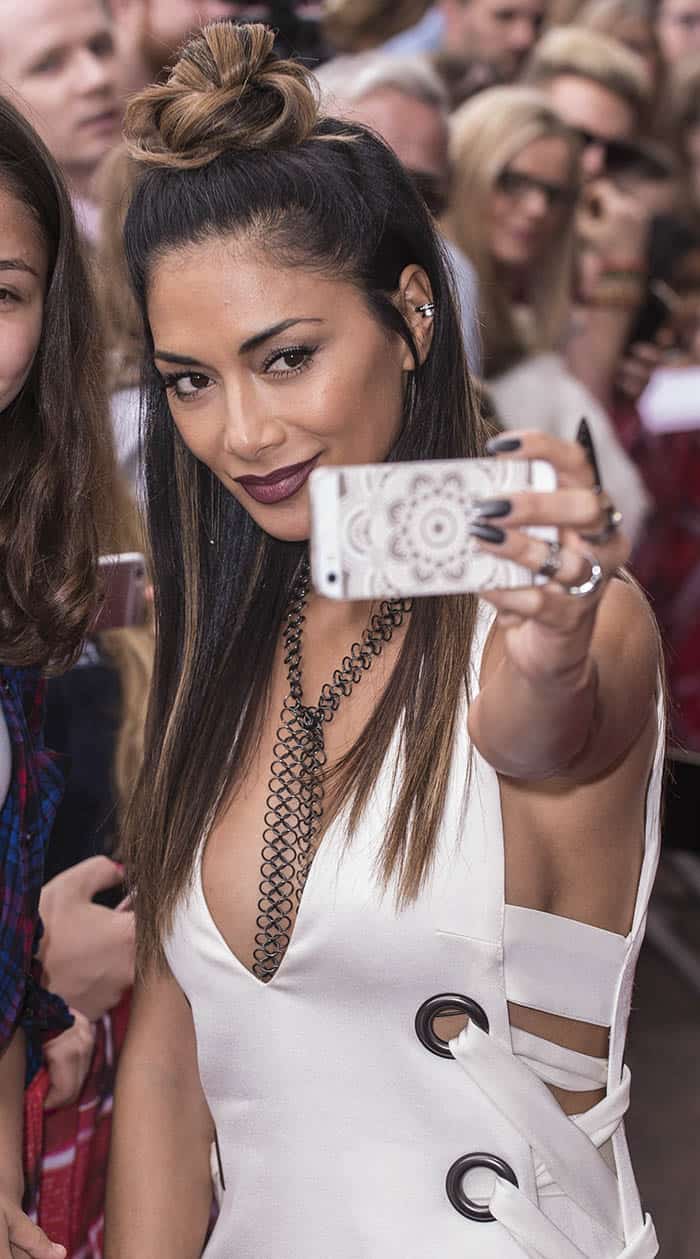 Nicole Scherzinger at the X Factor Auditions held at the Excel Centre in London on June 19, 2016