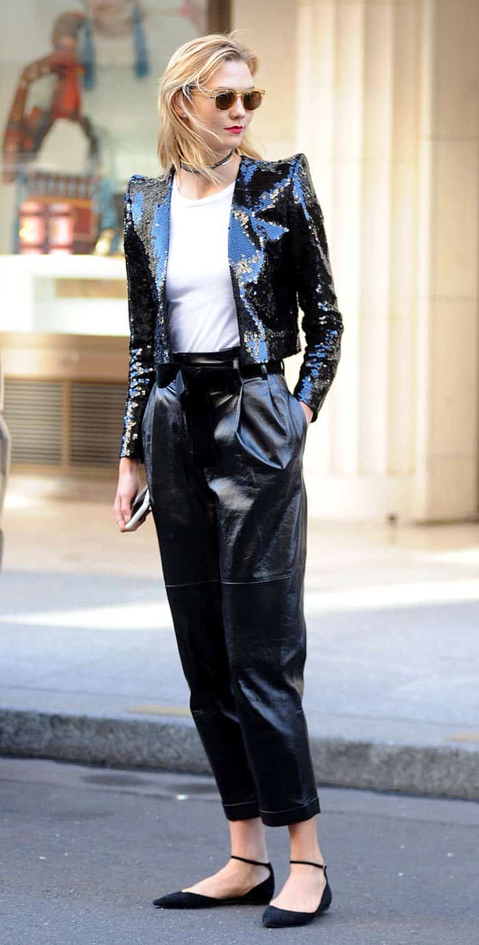 Karlie Kloss in Paris for Fashion Week