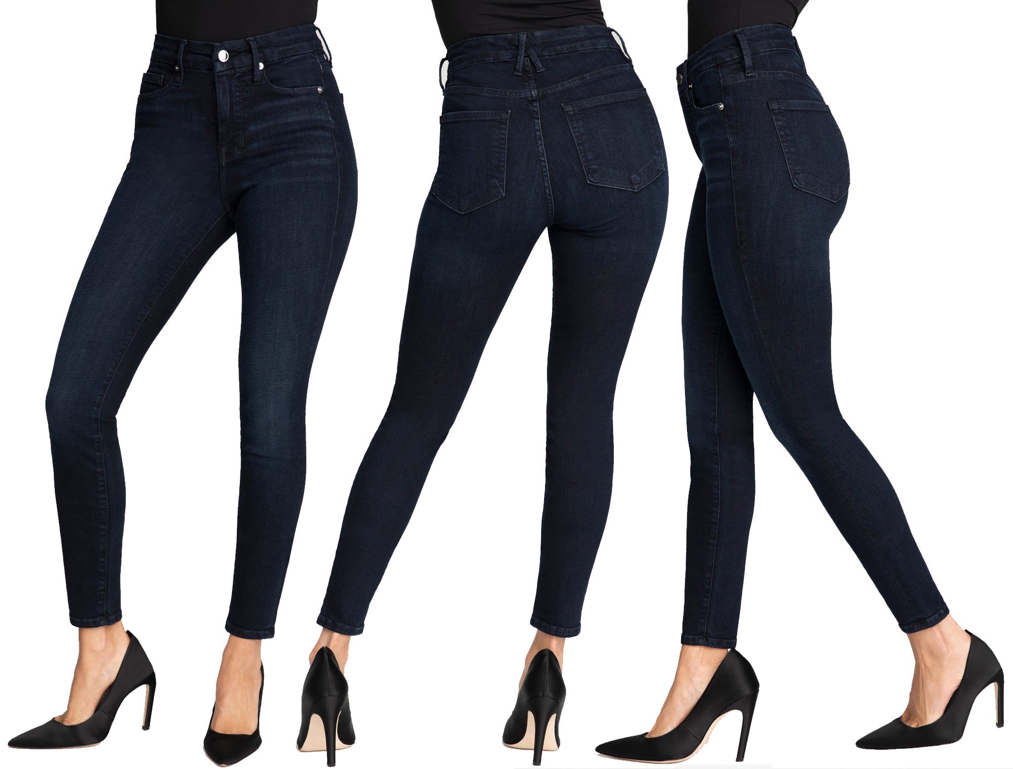 Good American's best-selling style, the Good Legs, now features a flattering cropped length