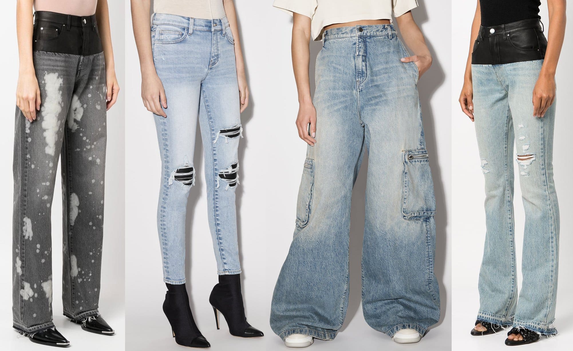 AMIRI Jeans is a streetwear label known for its distressed, deconstructed silhouettes